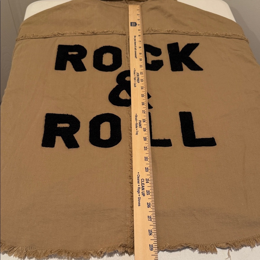 NWOT Olive Rock & Roll Utility Field Jacket Oversized Medium by elan - Picture 11 of 13